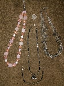 Necklace Bundle with free Bracelet